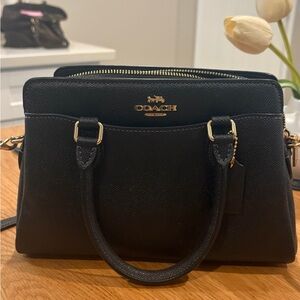 Coach Black Leather Satchel